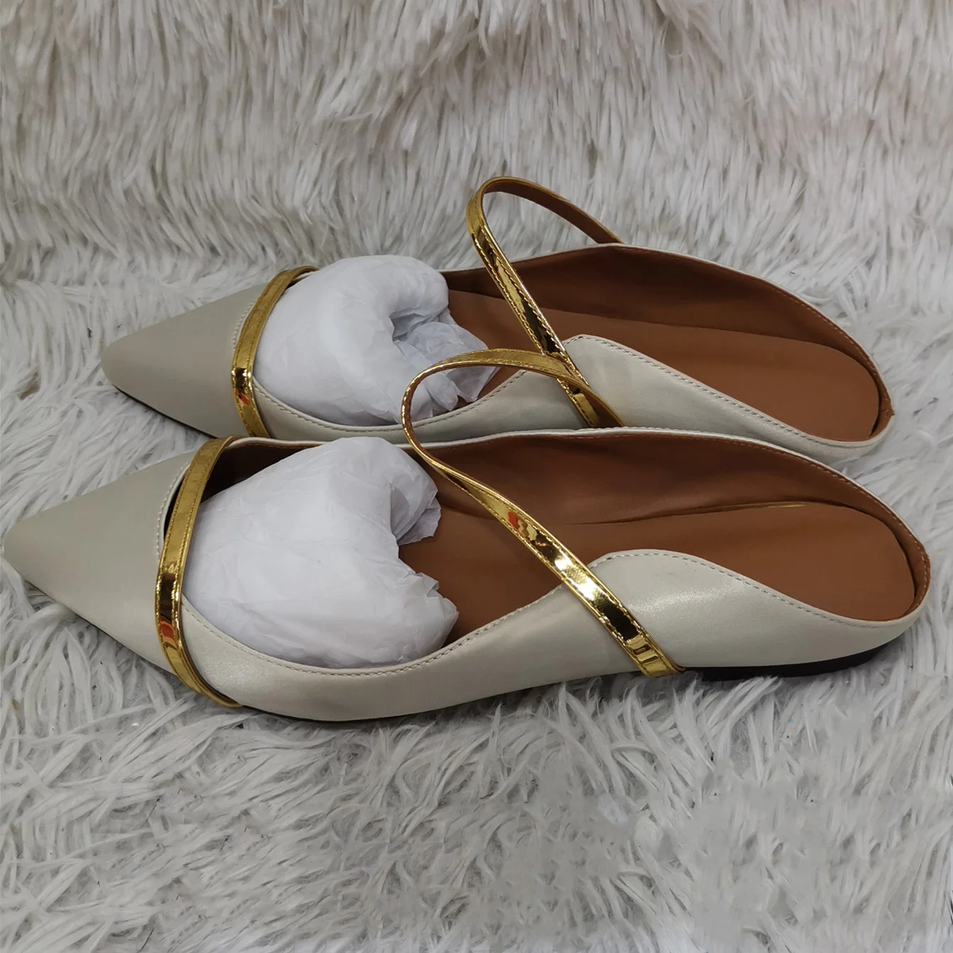 

Туфли-лодочки женские летние с острым носком, на плоской подошве