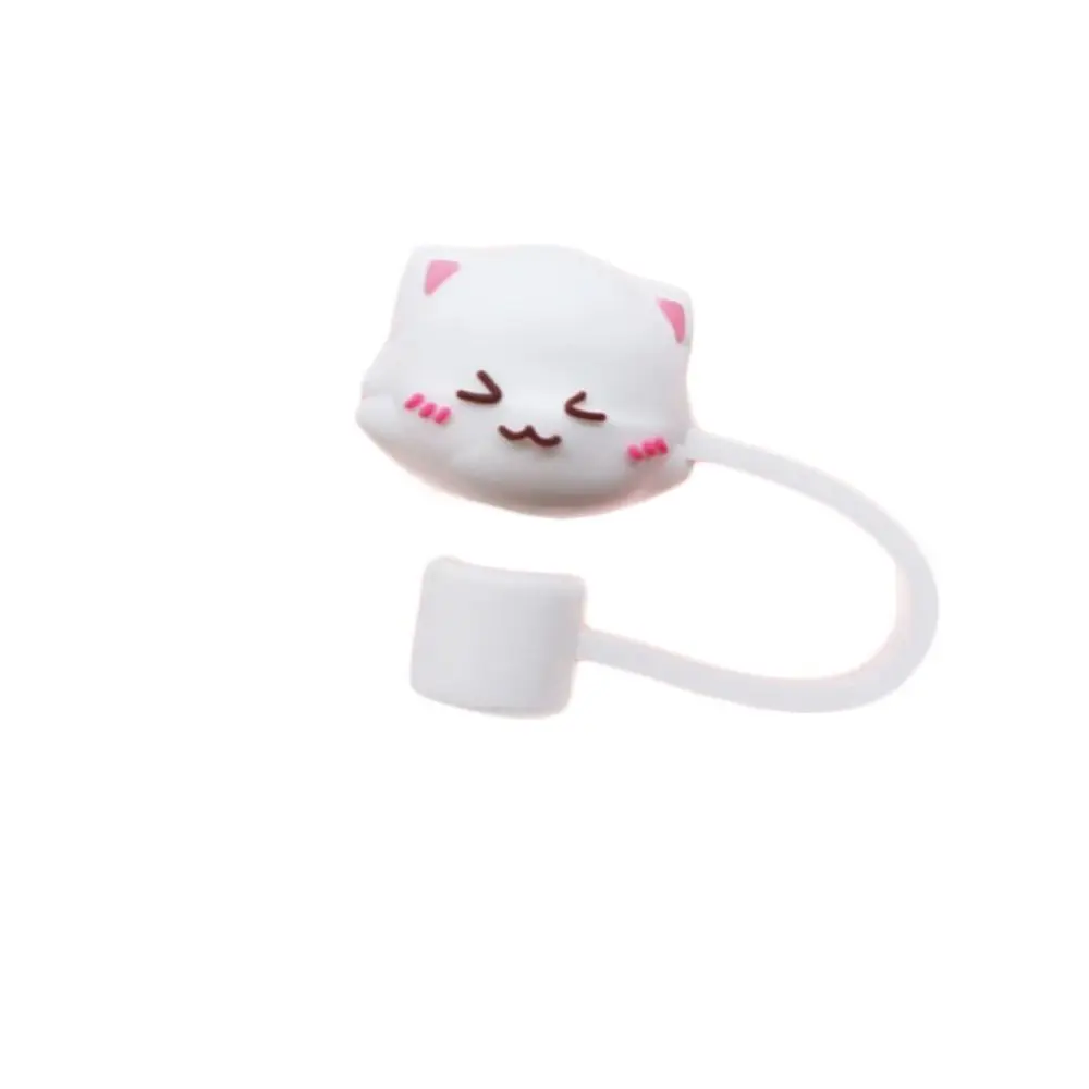 

Fruit-shaped Reusable Silicone Splash Proof Cartoon Straw Decoration Cup Accessories Straw Topper Straw Cover Dust Cap