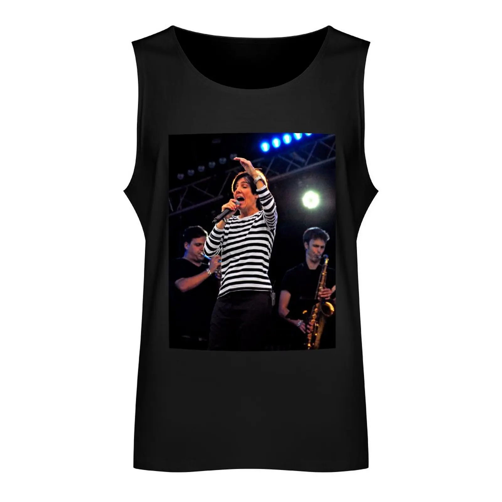 Sharleen Spiteri Performing Live With Texas Tank Top bodybuilding men Muscle fit gym clothes men summer clothes man 2024