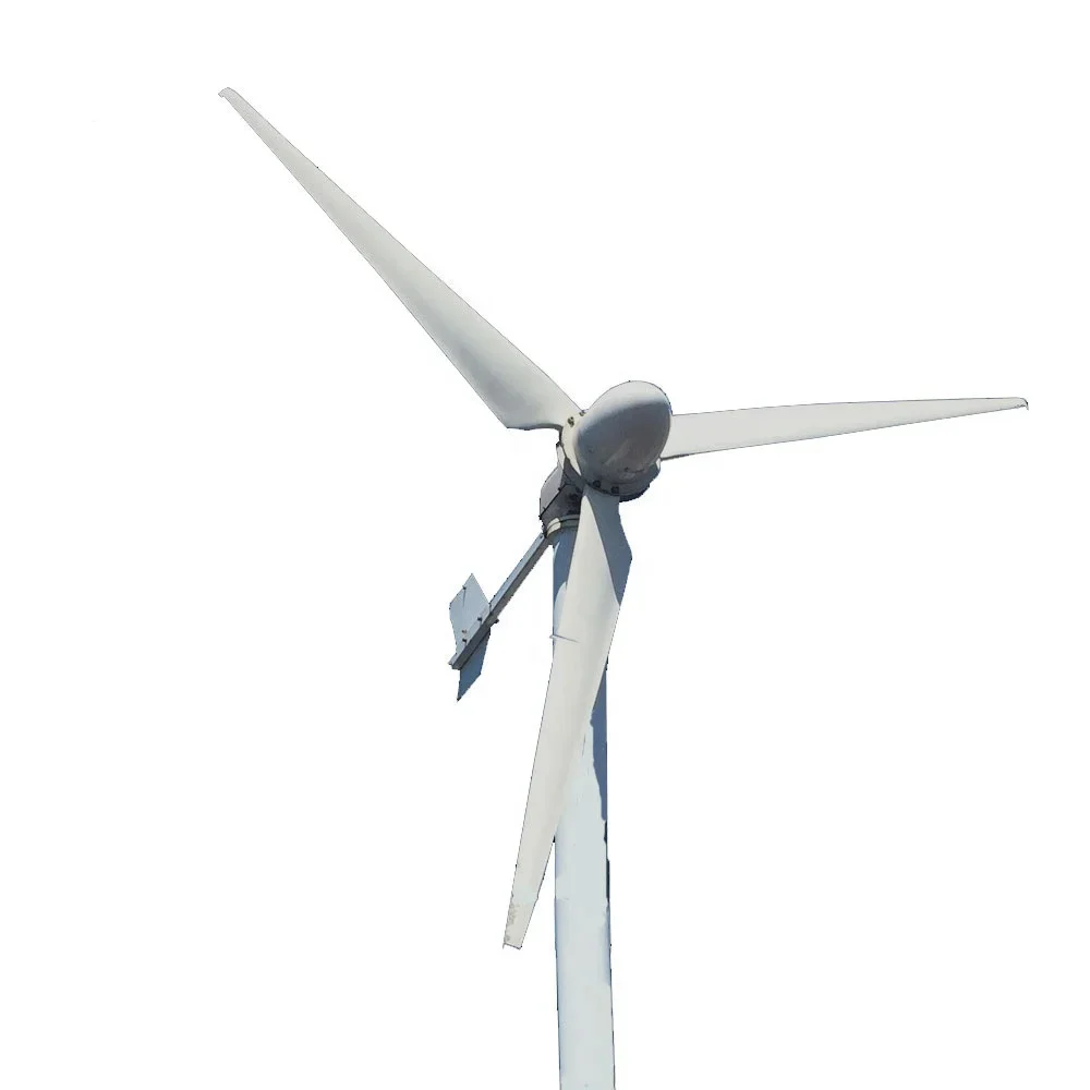 Horizontal 5kw Wind Turbine Generator 48v 96v 120v 220v for Home Use Electric Generating Windmill power kit