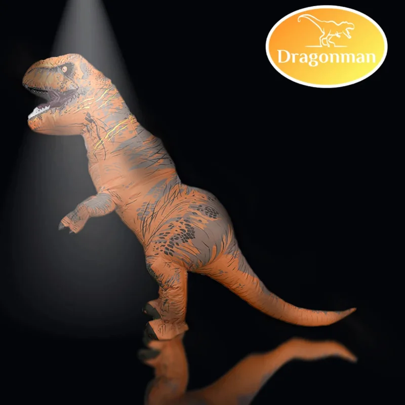 Costume Gonflable de Cosplay de Dessin Animé T REX, Mascotte de Dinosaure pour Adulte, Homme, Femme et Enfant, Livraison Gratuite