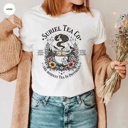 Suriel Tea Co Shirt ACOTAR Suriel Tea t-Shirt Velaris Sarah J Maas Tees A corte di spine e rose SJM Merch Book Lover Gift