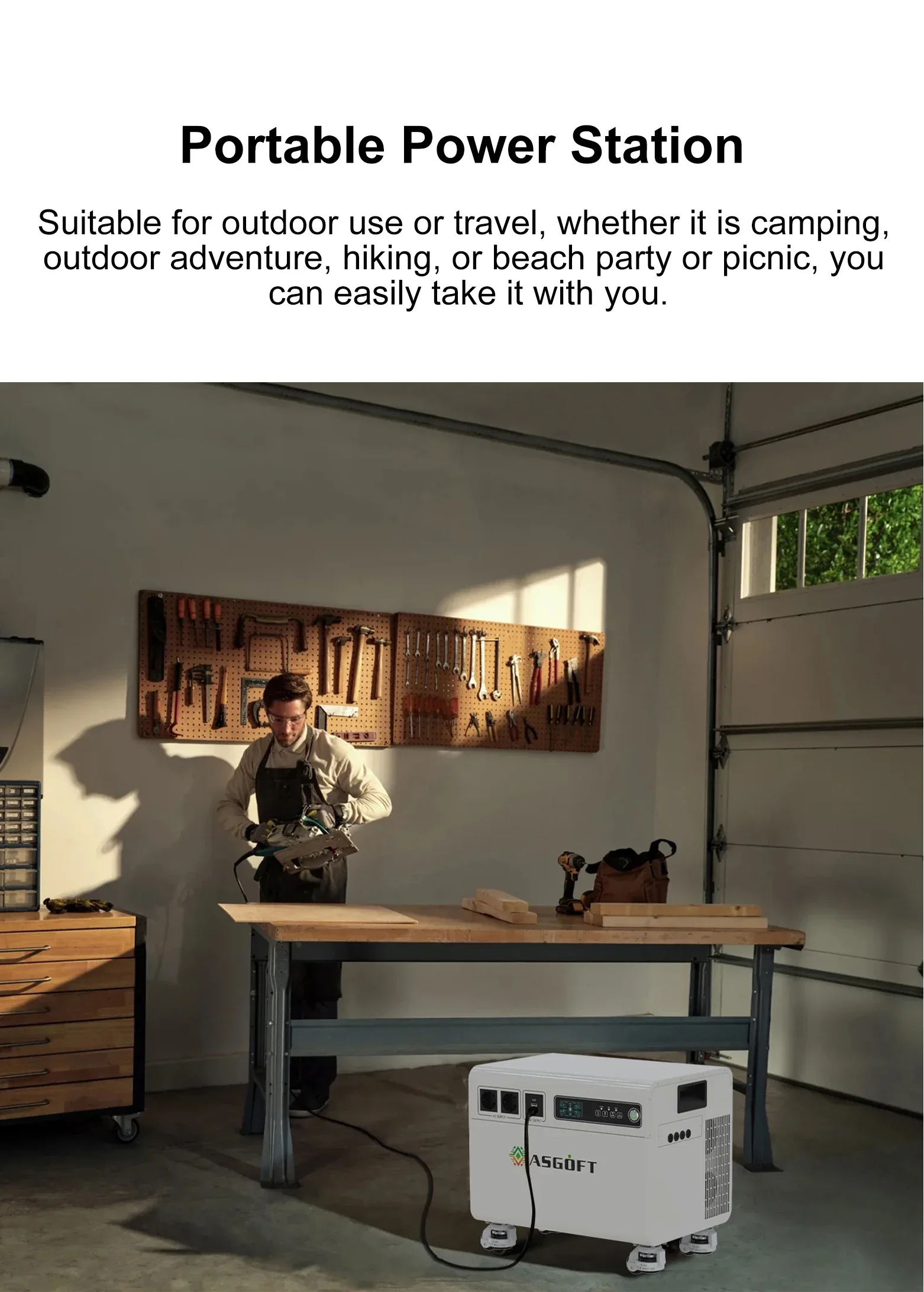 ASGOFT LFP بطارية محمولة نظام احتياطي للطاقة الشمسية نظيفة سكنية لتخزين الطاقة الشمسية وحلول منزلية يمكن الاتصال