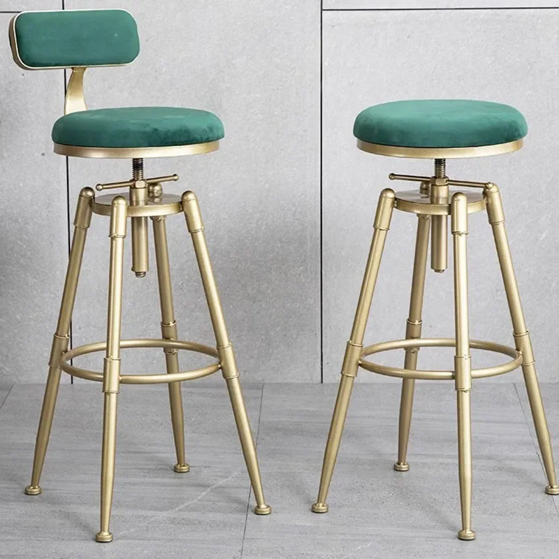 

Design Minimalistic Bar Chairs Nordic High Living Room Salon Bar Stools Modern Metal Sillas Altas Para Barra House Accessories