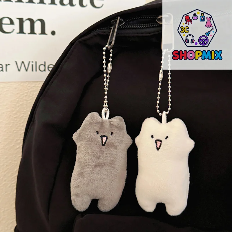 

Плюшевый кулон с мультяшным котом, милый мягкий брелок для ключей, мягкая сумка, автомобильный брелок, подарок для выпускной церемонии