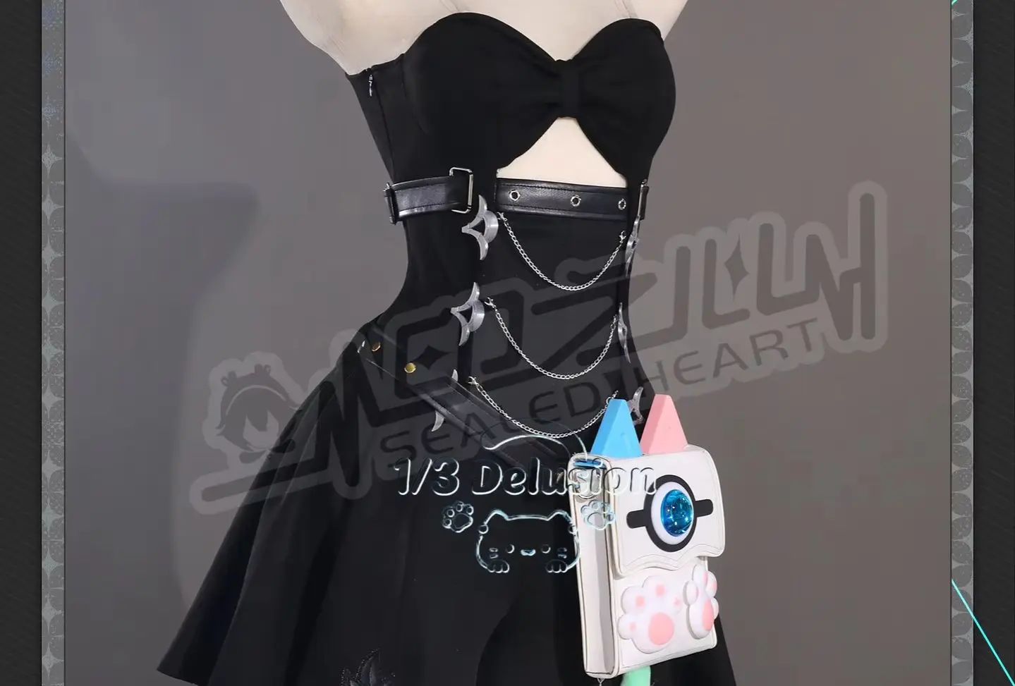 Disfraz de Cosplay de The Ring Mint, Conjunto Completo, Uniforme de Anime para Fiesta, Ropa para Juego de Rol de Halloween, 1/3 Delusion