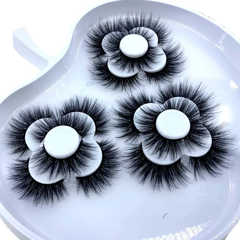 HBZGTLAD 9 Paar 8-25mm 3D Nerz-Wimpern Flauschig und Geschwungen Weich und Locker Maßgefertigte Box mit Natürlich Aussehenden Nerz-Wimpern – Detail 8