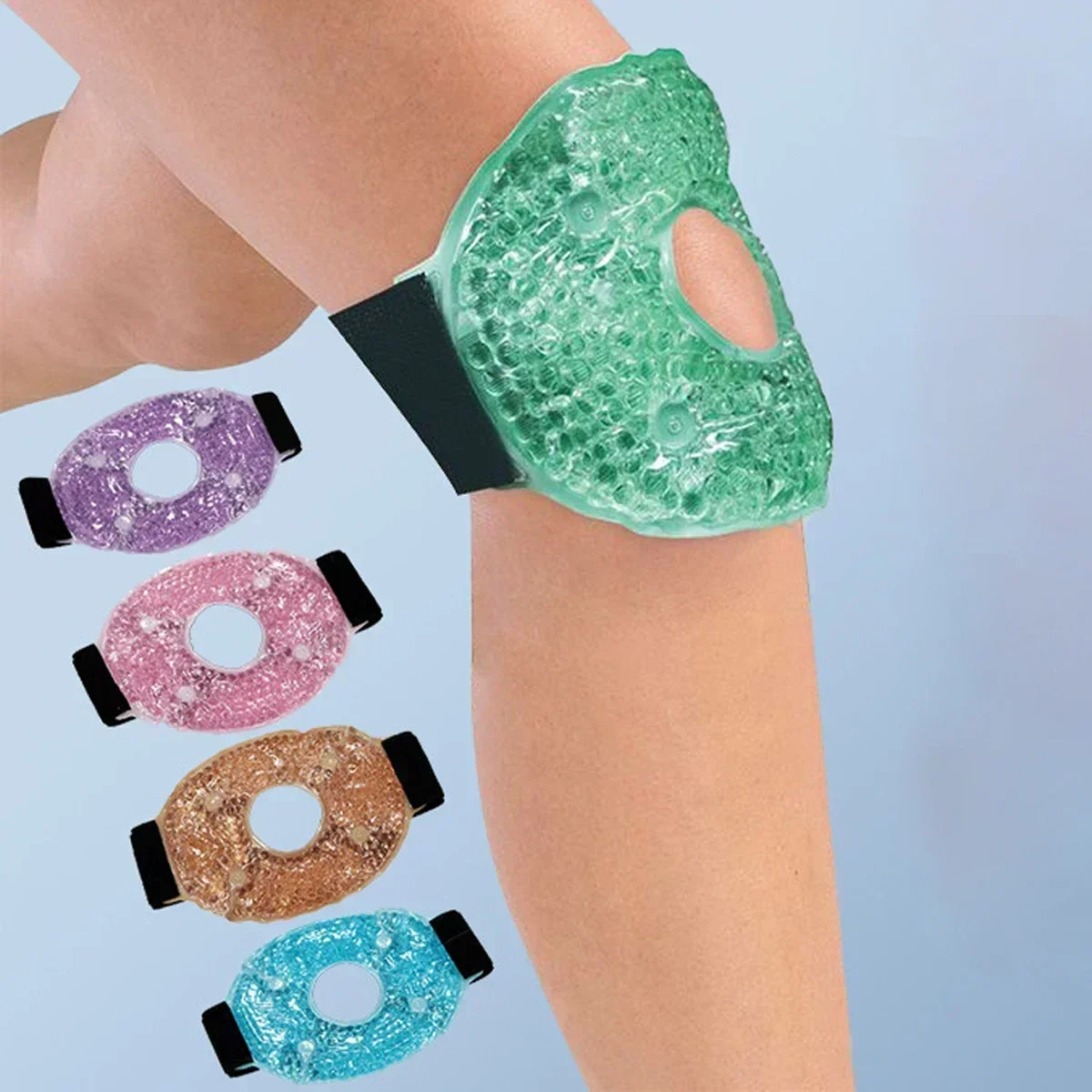 Ice Pack for Knee Pain Relief Reusable Gel Ice Wrap for Leg Injurie Swelling Knee Replacement Surgery Cold Compress Therapy Pack