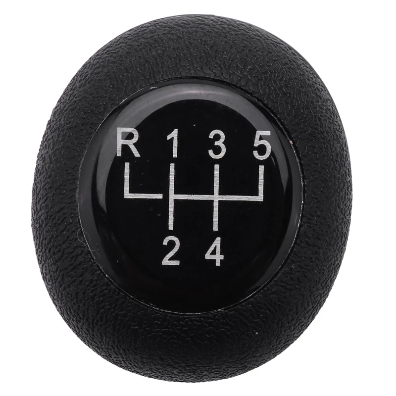 3X 5 Speed Manual Plastic Gear Shift Knob 12Mm Stick Hole (Black) For BMW Series 1 To 7 X5 E30 E36 E46 E39 E34 Z3