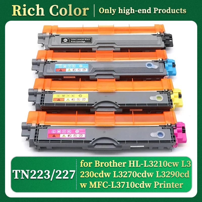 

TN223 TN227 Compatible Toner Cartridge for Brother HL-L3210cw L3230cdw L3270cdw L3290cdw MFC-L3710cdw L3750cdw 3770cdw Printer