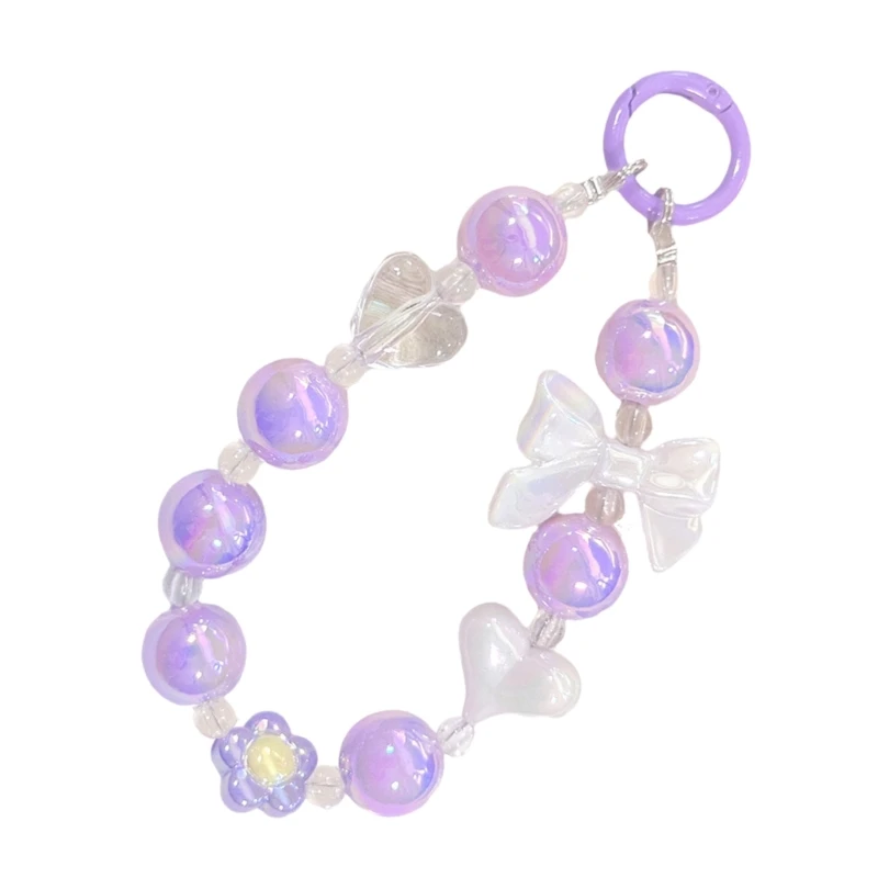 أنيقة حبة الهاتف الحبل الأزياء سحر الهاتف حزام متعددة الاستخدام ملحق لسلسلة المفاتيح الهاتف الذكي الديكور الاستخدام اليومي