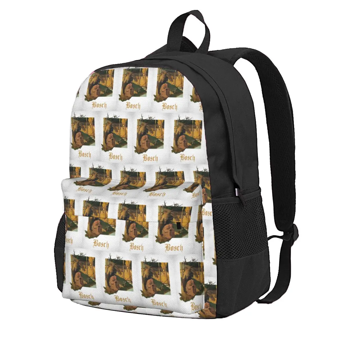 Hieronymus Bosch Student Backpack School Bag Hiking Travel Daypack for Boys Girls Fashion Bookbag Shoulder Bags