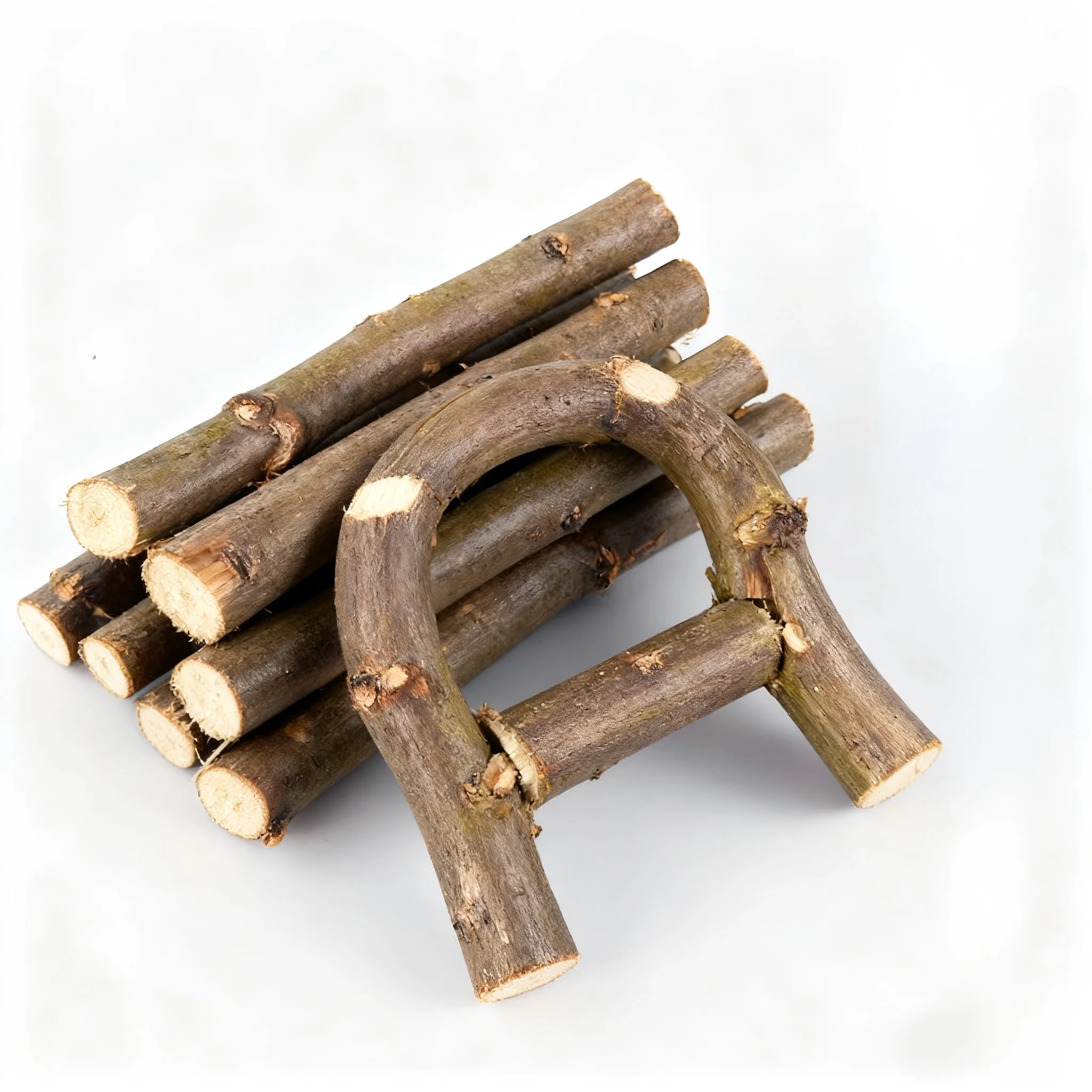 Chew Stick Willow Branches Hamster Squirrel Natural Toys Fenced Arch Bridge Parrots Rabbits Grinding Sticktoy