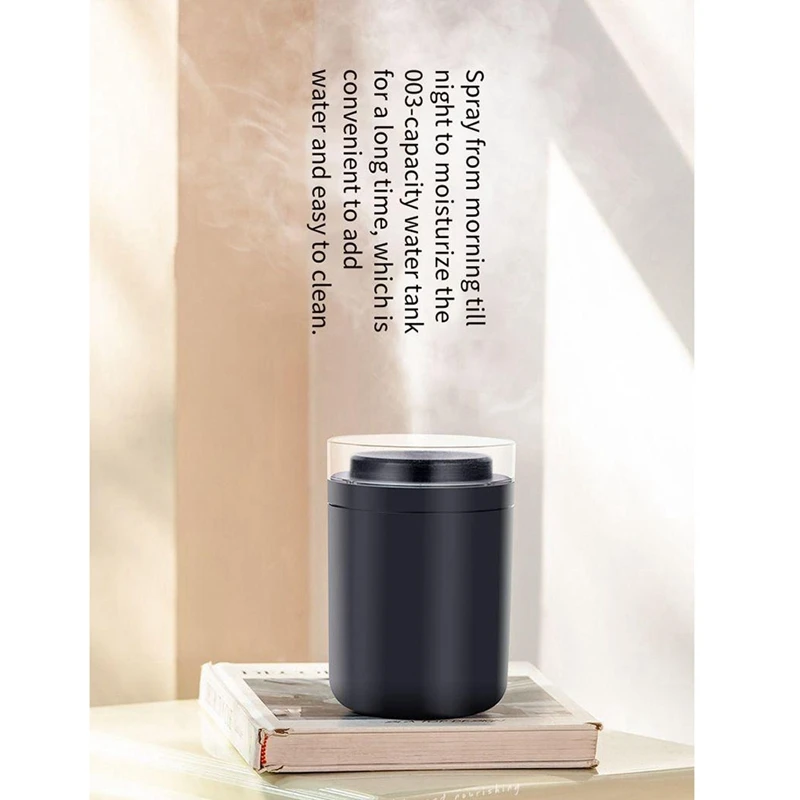 เครื่องทำความชื้นขนาดเล็กแบบพกพาเครื่องทำความชื้นบนโต๊ะขนาดเล็ก500มล. เครื่องทำความชื้นตั้งโต๊ะส่วนบุคคลแบบ USB สำหรับห้องนอนพืช