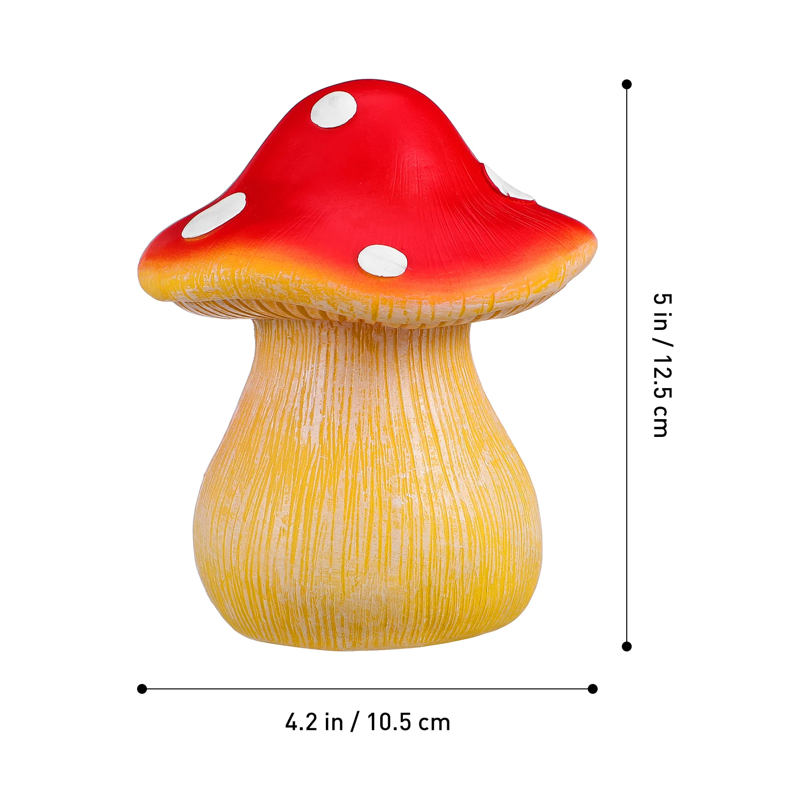 Mushroom Hidden Key Holder for outside Box Mushrooms Hider Storage Ornaments Resin Office