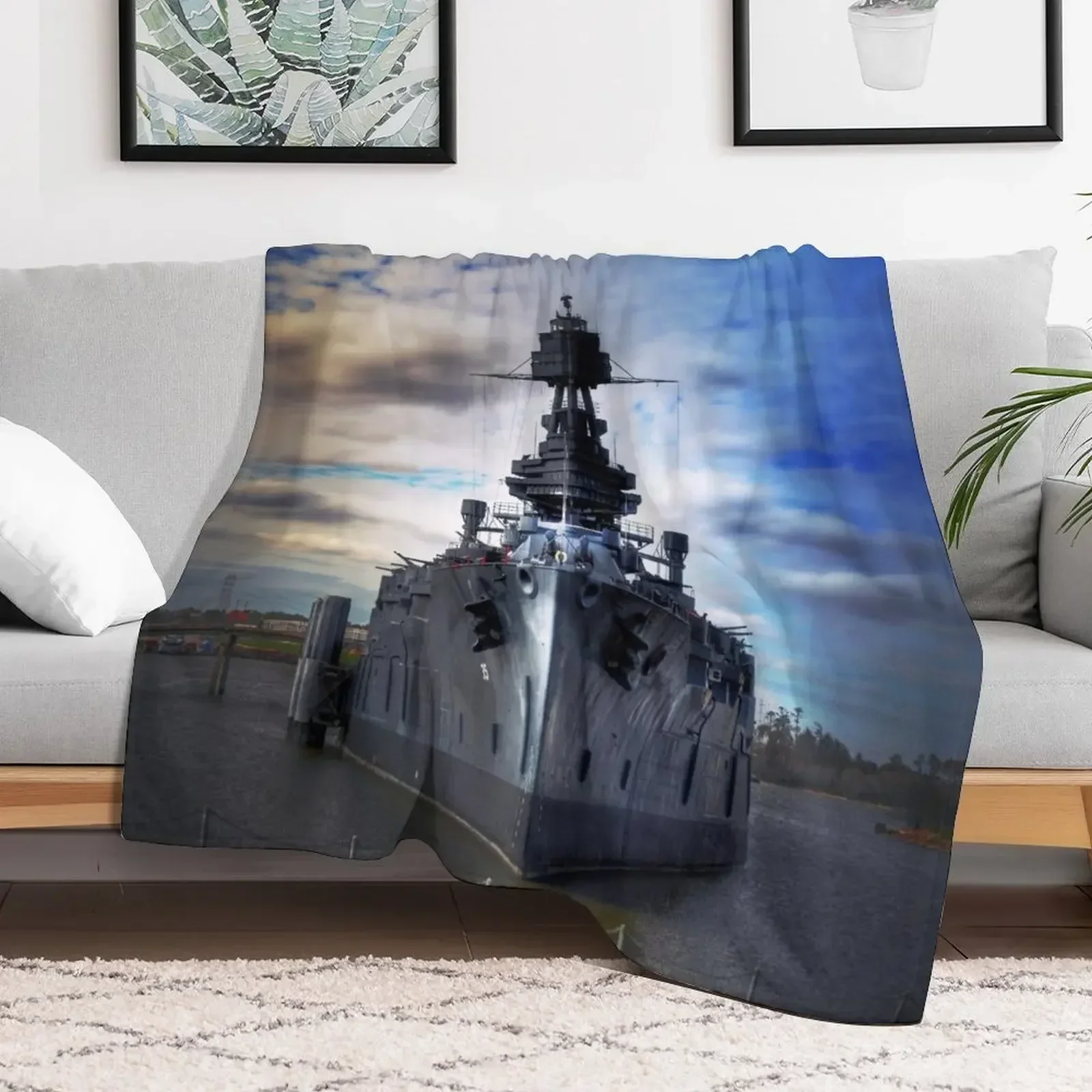 

Battleship USS Texas Throw Blanket Cute heavy to sleep halloween for babies Blankets Thin Giant Sofa Luxury Brand Blankets