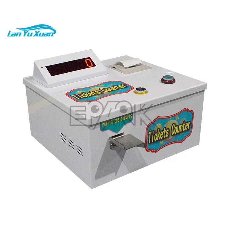 Redemption Reward Game Center Mini Ticket Eater Tickets Counter Handling Machine