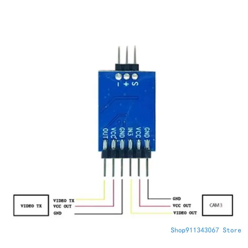Modul Pengalih Video Modul Pengalih Video 3 Saluran Unit Pengalih Video Pengiriman Drop