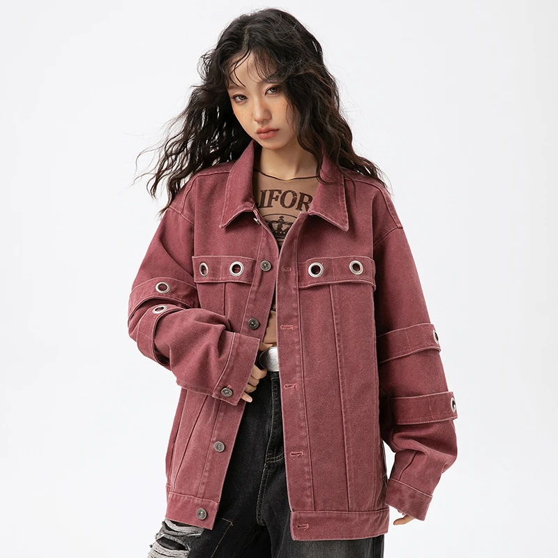 Plus Size Y2k Bomber Jackets for Women Korean Popular Clothes Ladies Japanese Vintage Women\'s Luxury Clothing Sales Trend 2024