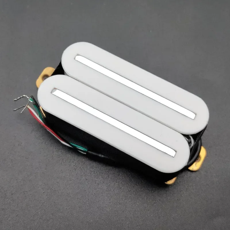 Electric Guitar Humbucker Dual Coill Dual Rail Guitar Bridge Pickup With 57mm Steel Pole Multi Color