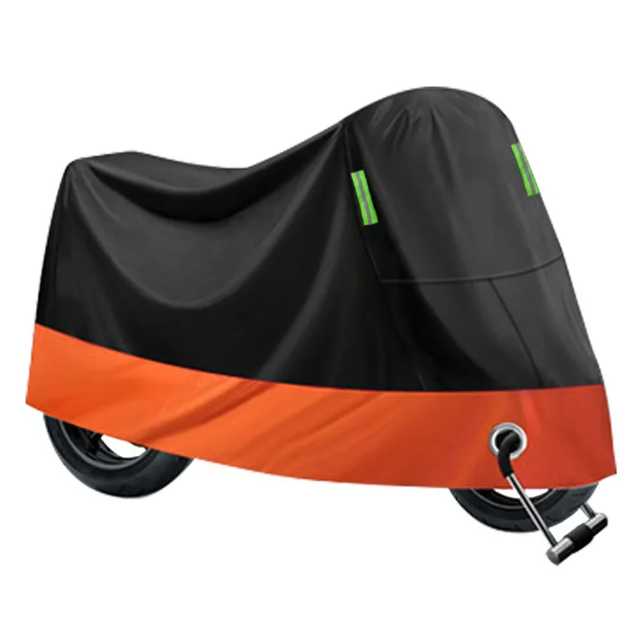 

Universal Motorcycle Cover 190T Waterproof Thick Outdoor UV Protection Electric Bike Motorbike Dust Rain Sunshade All Season