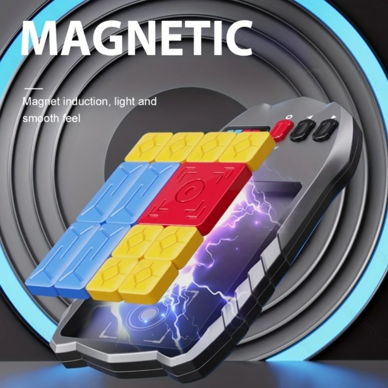 Gioco puzzle scorrevole elettrico con rilevamento della risoluzione automatica 7 livelli logici Giocattolo per per