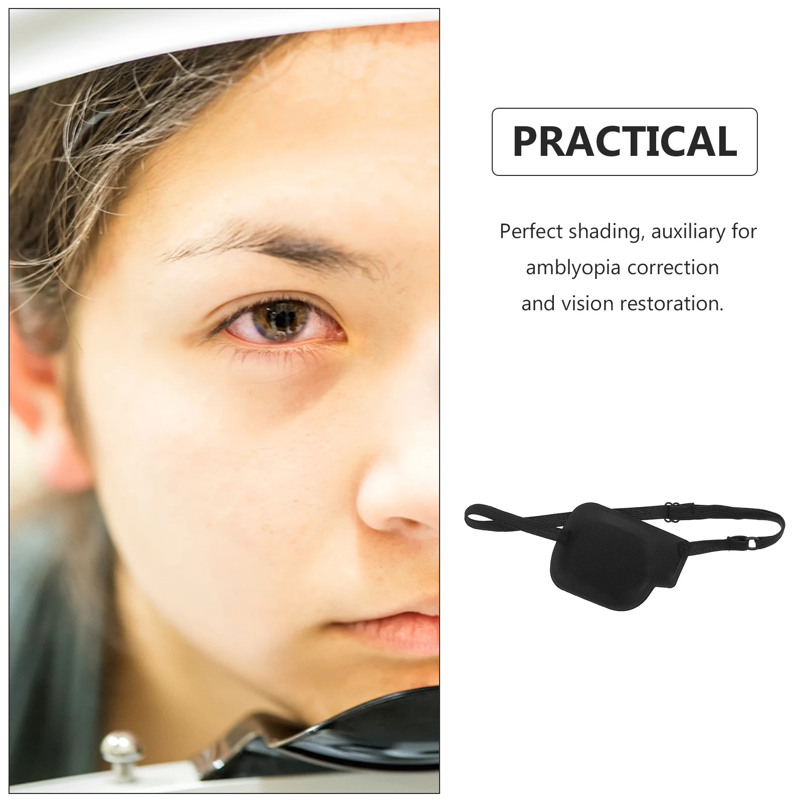 

Correction Mask Single Eye-patches for Amblyopia People Strabismus Adults Kids