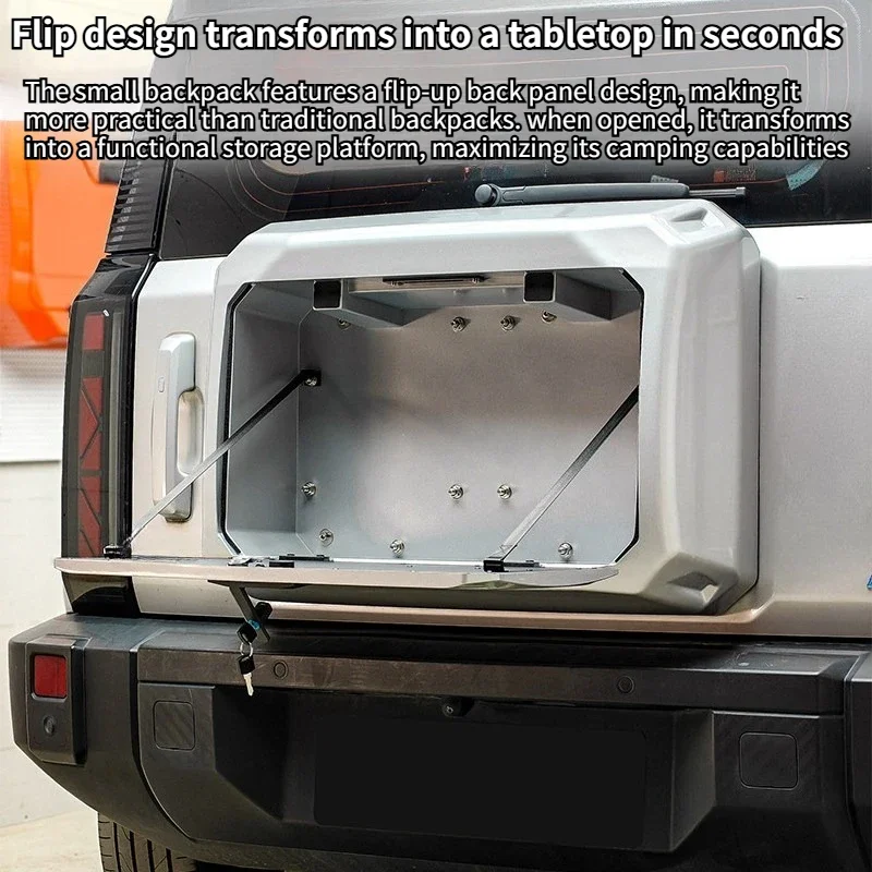 Car Tailgate Small Schoolbag Modification Storage Backpack Off-road Modified Accessories For iCAR 03T Fulwin X3 X3L X3 Plus