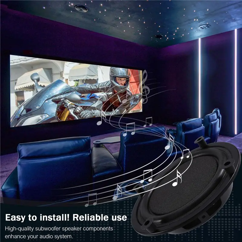 AA60 5Inch Passive Radiator Subwoofer Speaker for Bass Woofer Diaphragm Parts for Enhanced Audio Experience Ideal for Sound