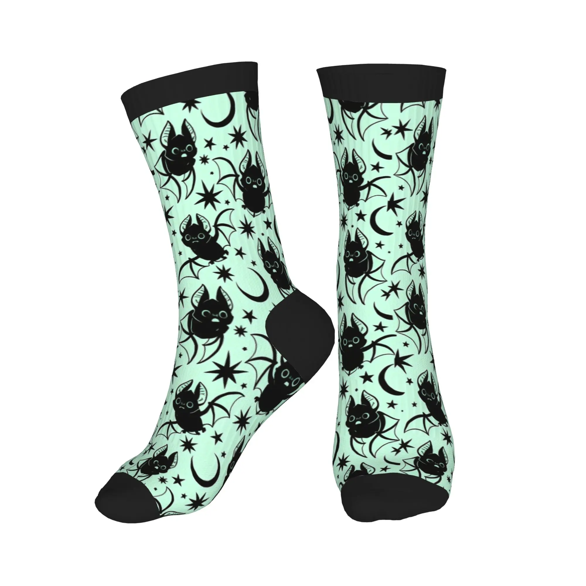 Pastel Goth Color Block Socks  Printed Stretch Moisture Wicking Workout Outdoor Daily Wear Keepsake