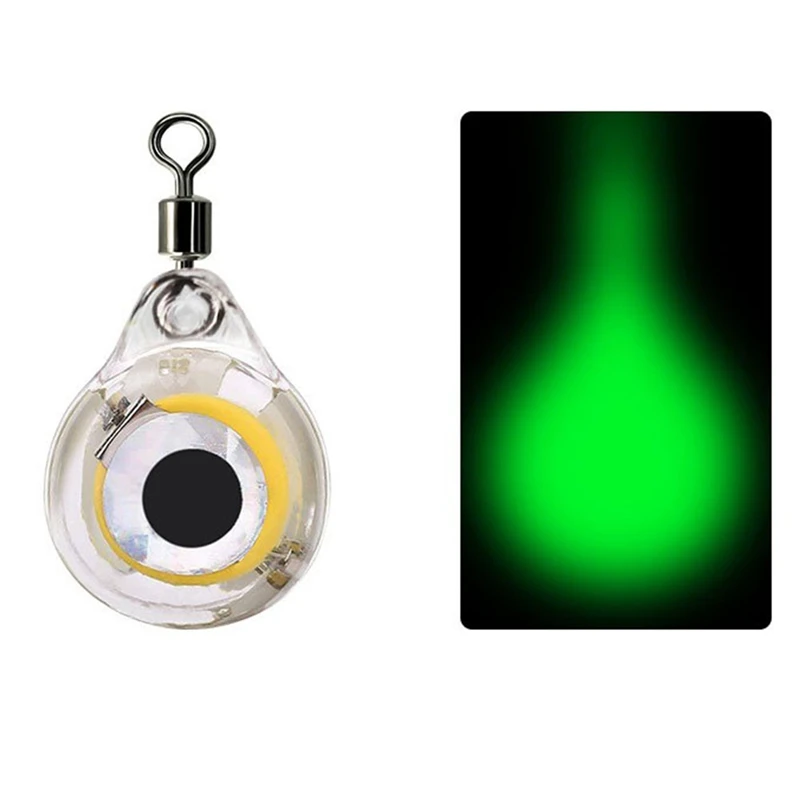 Mini Fishing Bait Lamp Light-Emitting Bait Lamp For Eye-Shaped Squid Bait In Deep Water Used To Attract Fish