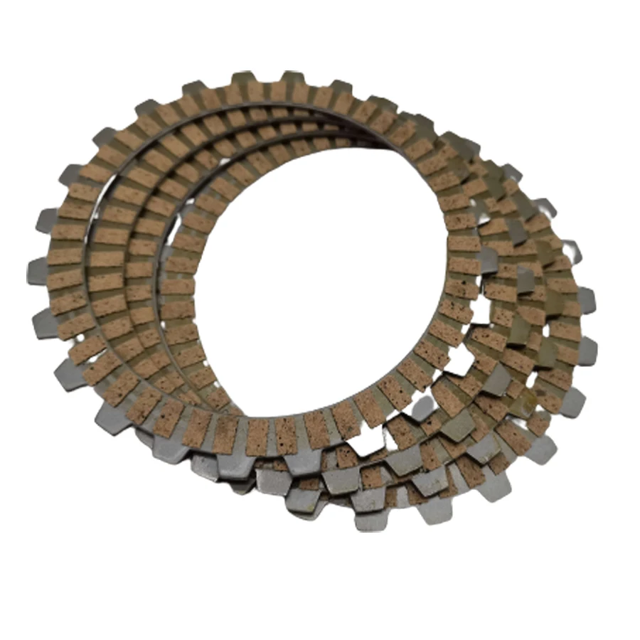 B526 Motorcycle Carbon Fibre Friction Clutch Plates Disc For Honda WH125-12 KYY125 SDH125-53 4Pcs/Set Clutch plate