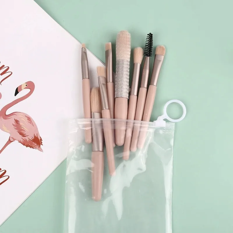 8Pcs Make-Up Pinsel Set Make-Up Concealer Pinsel Erröten Lose Pulver Lidschatten Highlighter Foundation Pinsel Schönheit Werkzeuge