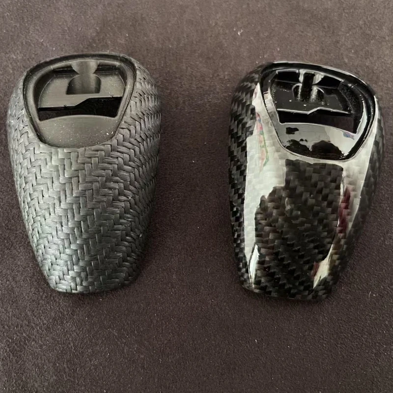 غطاء مقبض ناقل الحركة من ألياف الكربون الحقيقية، مناسب لسيارة BMW e90m3 e92m3، مناسب تمامًا لاستبدال المصنع الأصلي #4