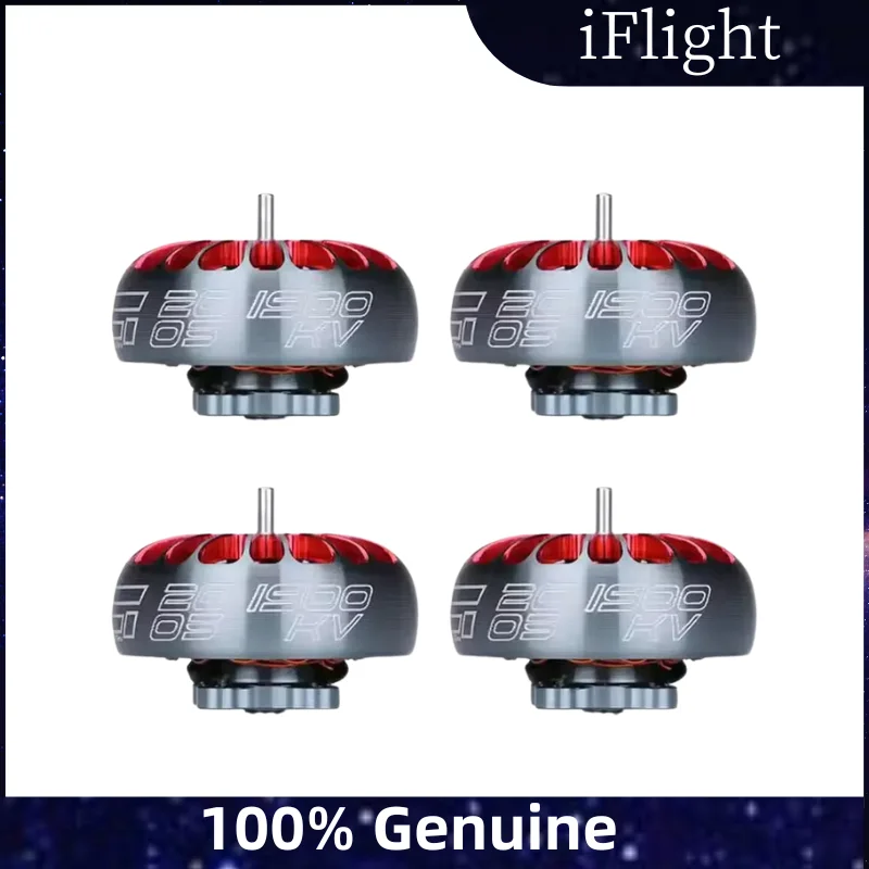 

iFlight XING 2005 1900KV/2550KV 4-6S FPV Motor with 1.5mm Outer Titanium Alloy Shaft for FPV