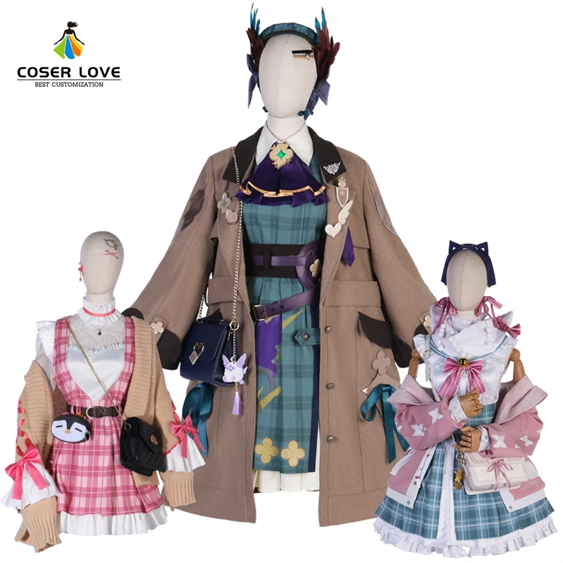 Vtuber Nijisanji Enna Alouette Millie Parfait Petra Gurin Winter New Clothes Cosplay Costume Halloween Carnival Outfit