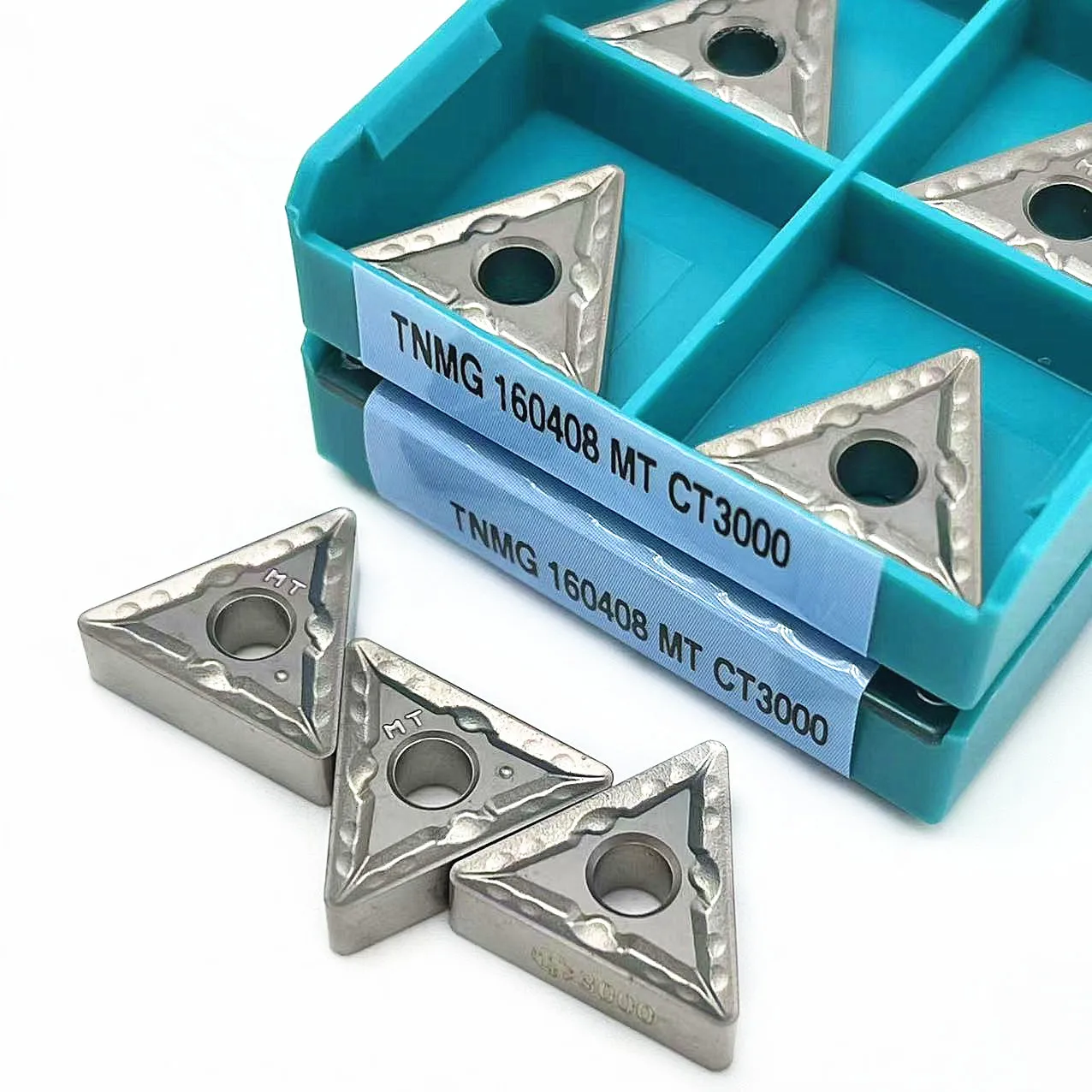 Alta calidad TNMG160404 TNMG160408 MT CT3000 herramientas de torneado externo inserto de carburo TNMG 160408 insertos de herramientas de torno de Metal TNMG