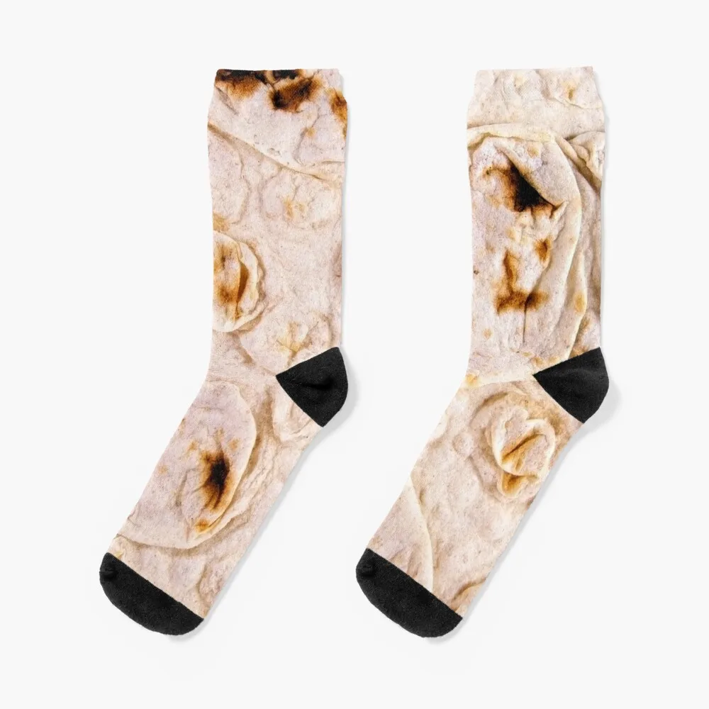 

Lavash Bread Pattern Socks halloween short cartoon Socks Women's Men's