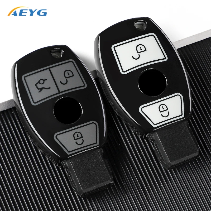 TPU Car Remote Key Case Cover For Mercedes Benz W204 W463 W176 W251 W205 A200 A260 A C R G Class GLA CLA GLK GLC CLS Accessores