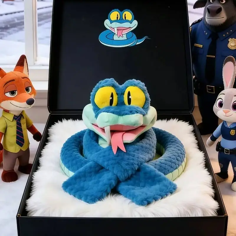 

Горячий шарф Disney Crazy Zootopia 2, милый шарф в стиле Gary, плюшевый теплый женский зимний холодный шарф в наличии, подарок для подруги