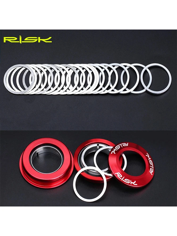 AliExpress 6Pcs 0.3/1/2/3 mm Aluminium Alloy Washer Spacer Bicycle Headset Washer Aluminium Alloy Bike Fork