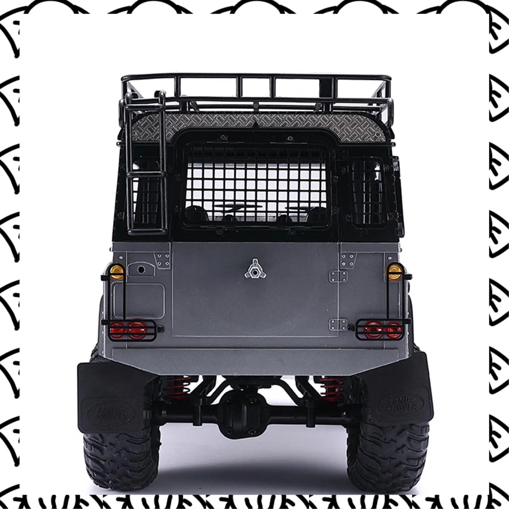 

A71Z For MN D90 D99S MN99S Rear Lampshade Reversing Lamp Cover & Rear Side Metal Stereoscopic Window Mesh Protective Net