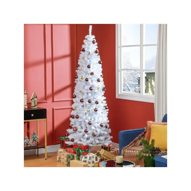 

7ft Xmas Tree - Artificial Holiday Decoration for Home, Office, and Events, Perfect for Festive Celebrations and Winter Decor