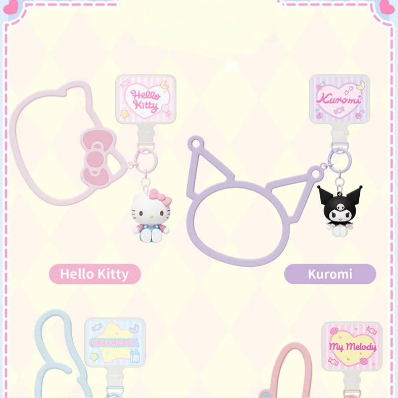 HOLLY BOX Kuromi Original Niedlicher Schlüsselanhänger Armbandanhänger Taschenanhänger für Mädchen Ideales Geschenk – Detail 11