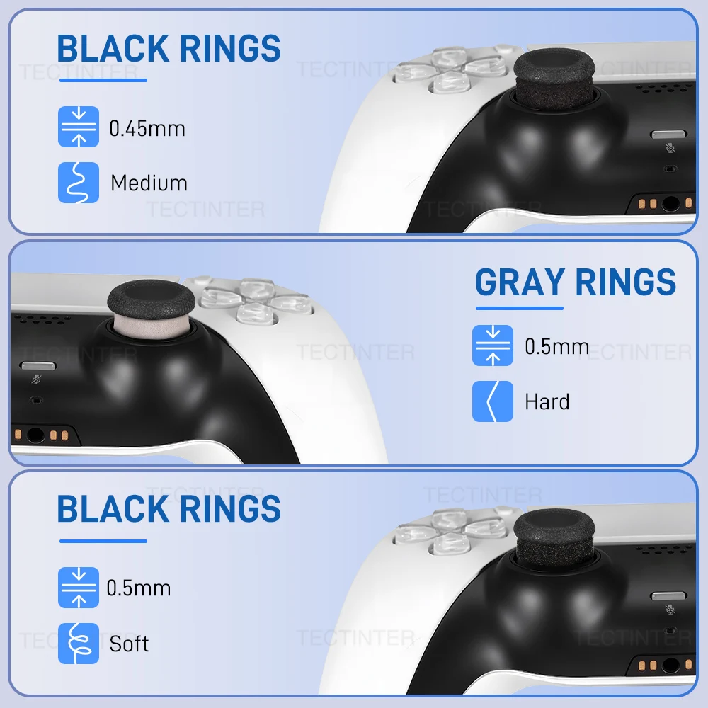 Precision Target Rings Joystick 3D Analog Stick For Nintendo Switch 2/PS5/PS4 Controller Gamepad Aim Assist Ring Motion Control view 3