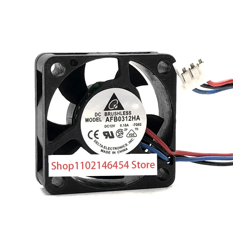 

1 шт. для Delta AFB0312HA 7G82 DC 12 В 0,15 А 30x30x10 мм 3-проводной охлаждающий вентилятор