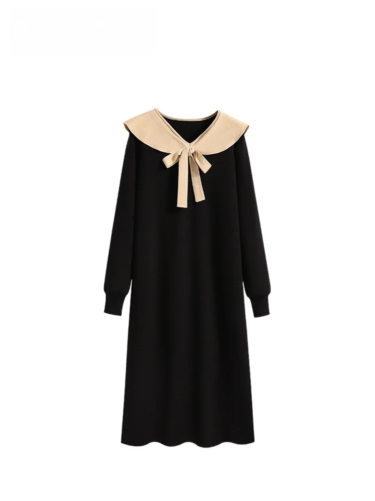 

Модная женская длинная осенняя юбка средней длины из смесовой шерсти размера плюс Sve V-Ne Dr Ele Ci для поездок на работу