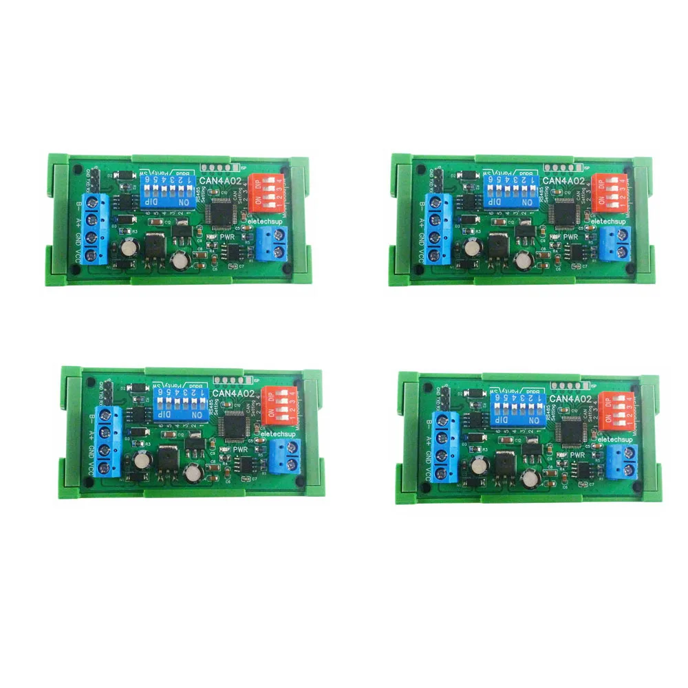 

CAN to RS485 RS232 RS422 CANBUS Serial Protocal Converter 2-Way Transparent Data Transmission Module For PLC Relay