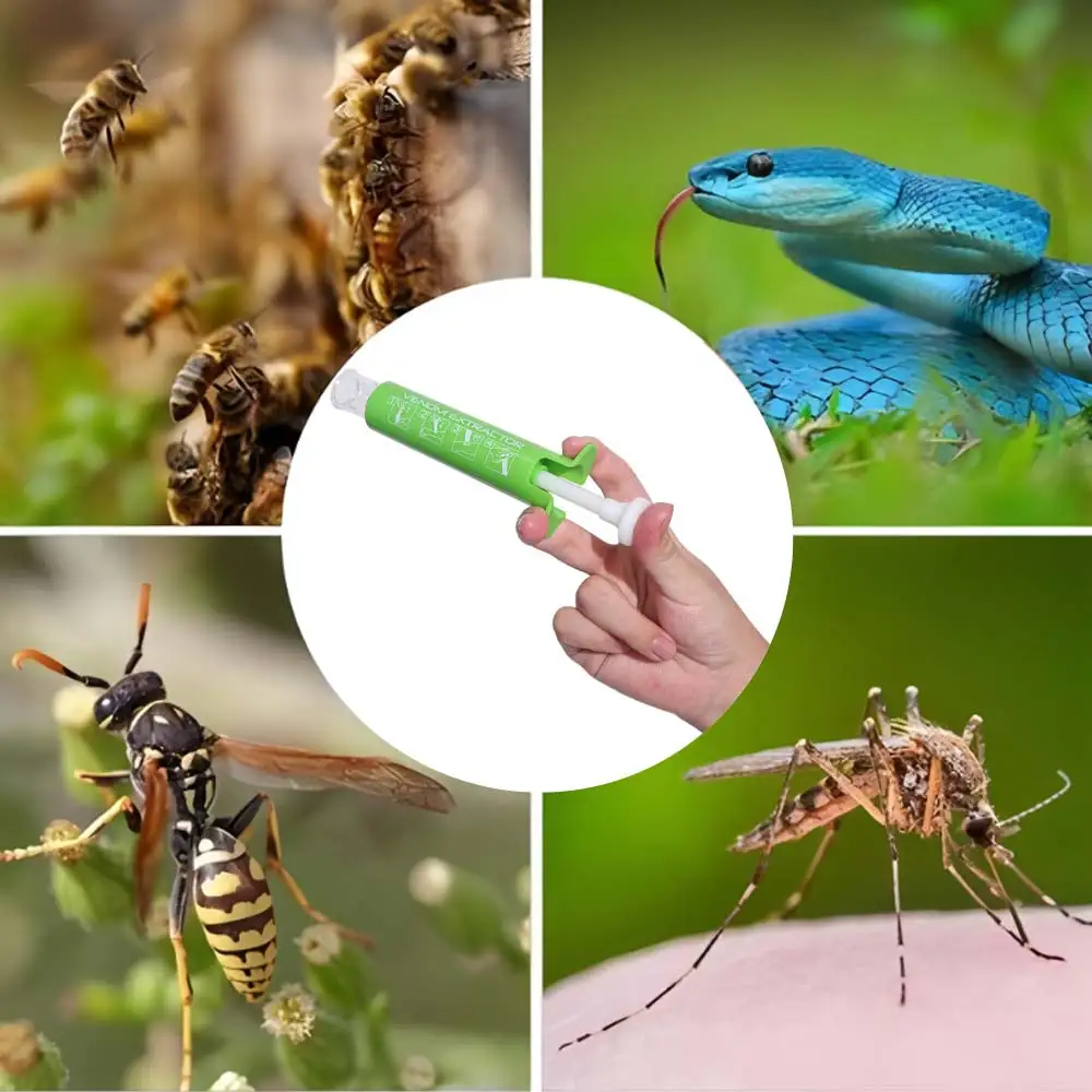 Vacuum Bug Bite Suction Tool Bites Relief Natural Itch Relief Bite Venom Extractor Survival Kit Insect Sting Sucker Camp