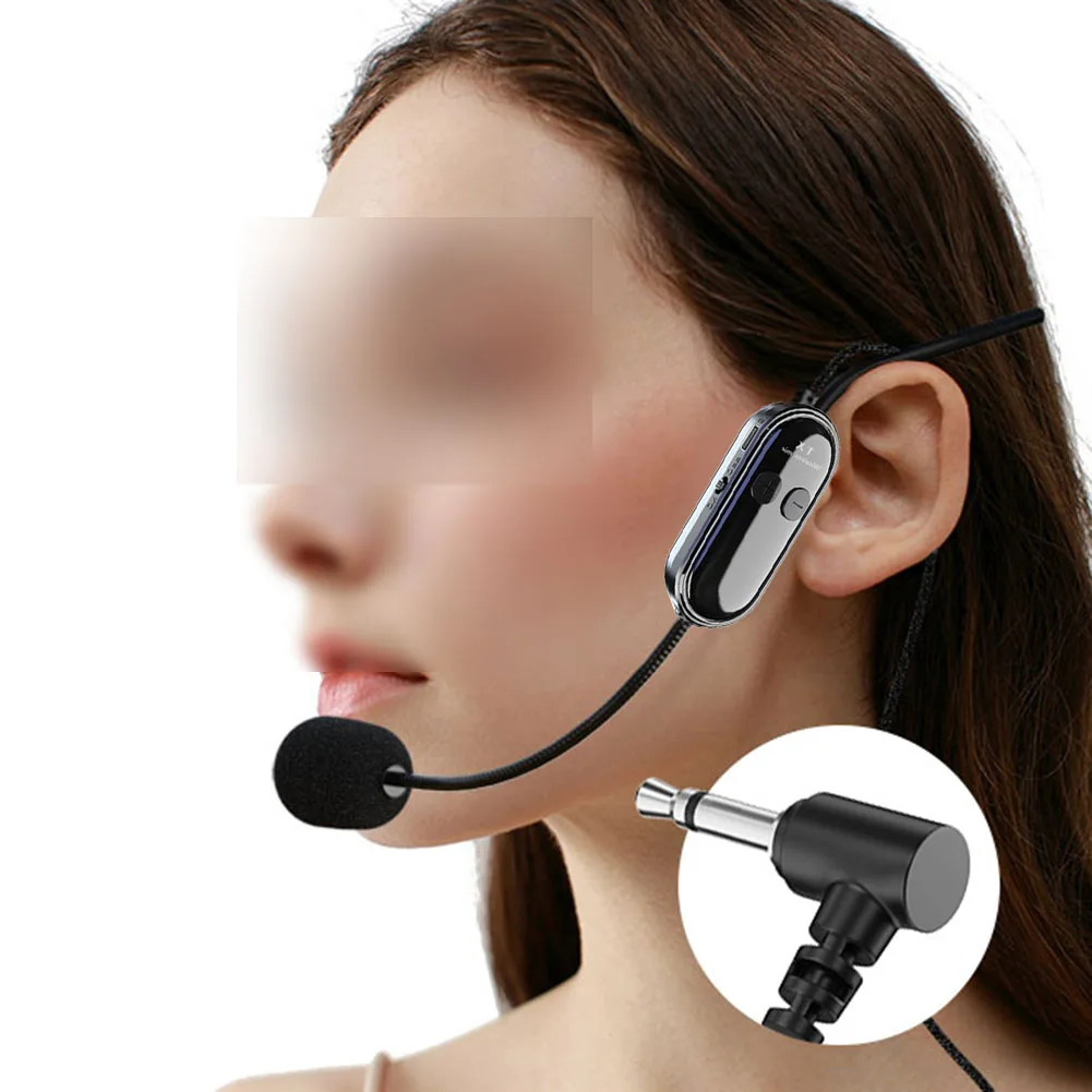 2.4G Wireless Headset Microphone Handheld Distance 98ft Range Voice Speaker Microphone For Teaching Stage Performance